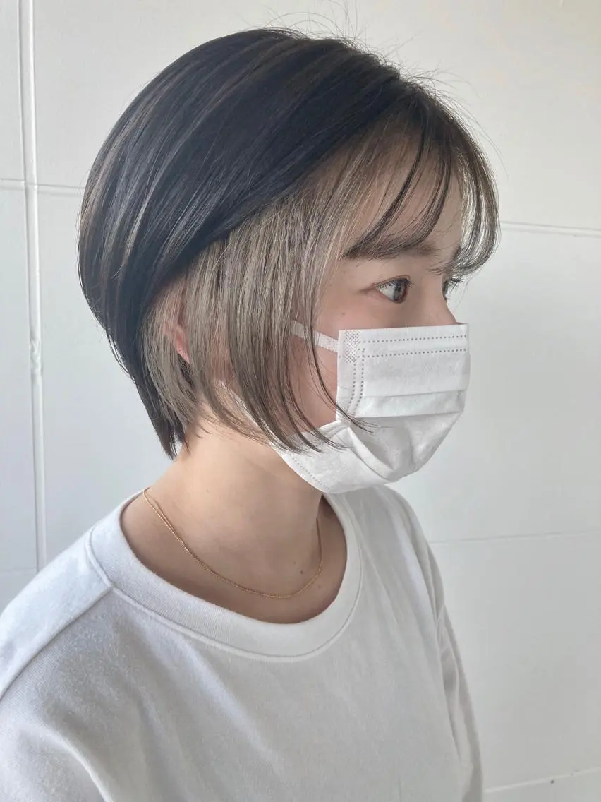 ショート ミストバング タカツド ユウキのヘアスタイル