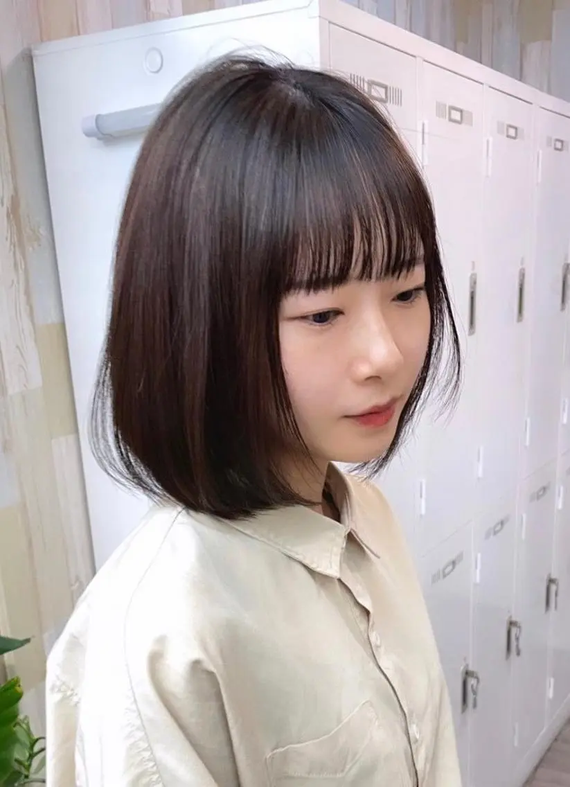 ミディアム カラー アディクシーカラー ブリーチ 透明感カラー グレージュ イルミナカラー カット ヘアカラー トリートメント N° anfeel 渋谷🪞🫧のヘアスタイル