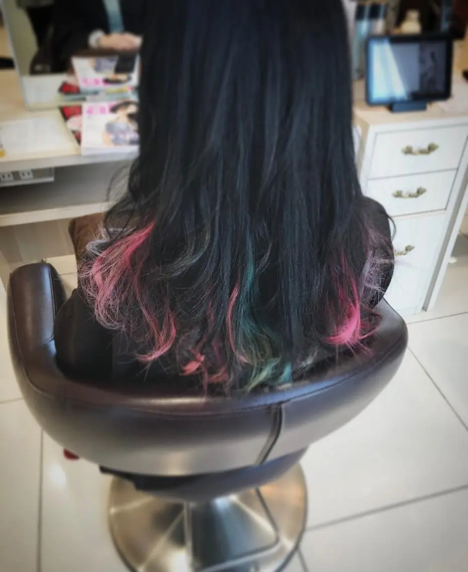 カラー ヘアカラー トリートメント 豊田 恭平のヘアスタイル