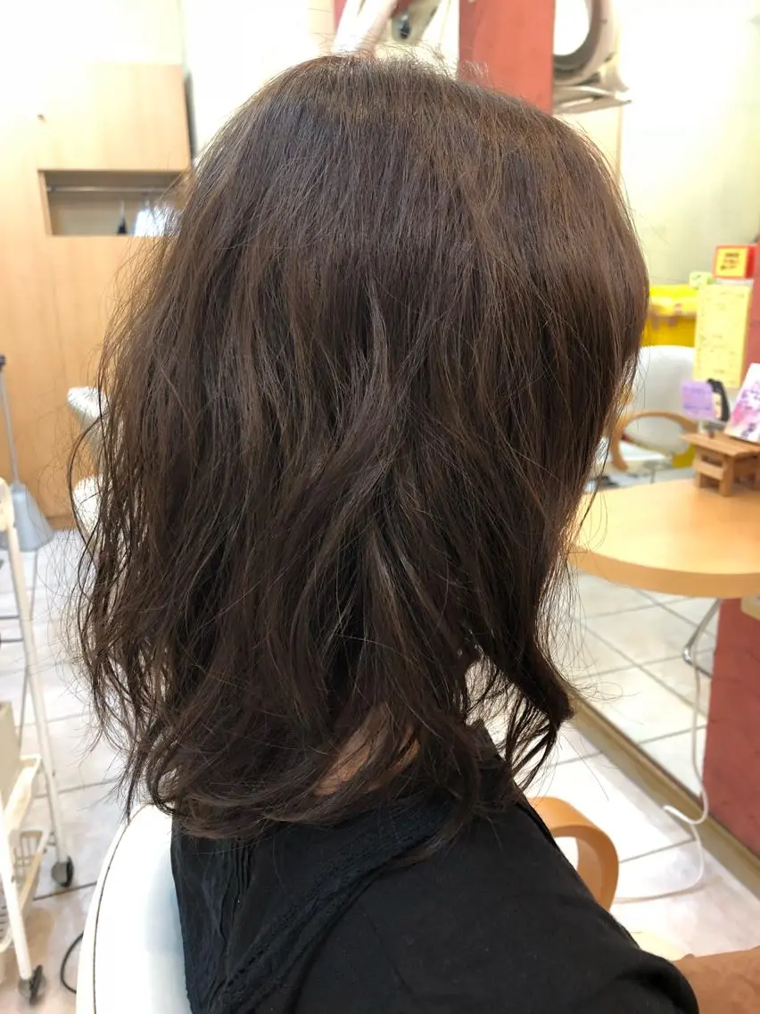 ミディアム パーマ ミディアムパーマ Dream30 miyuのヘアスタイル