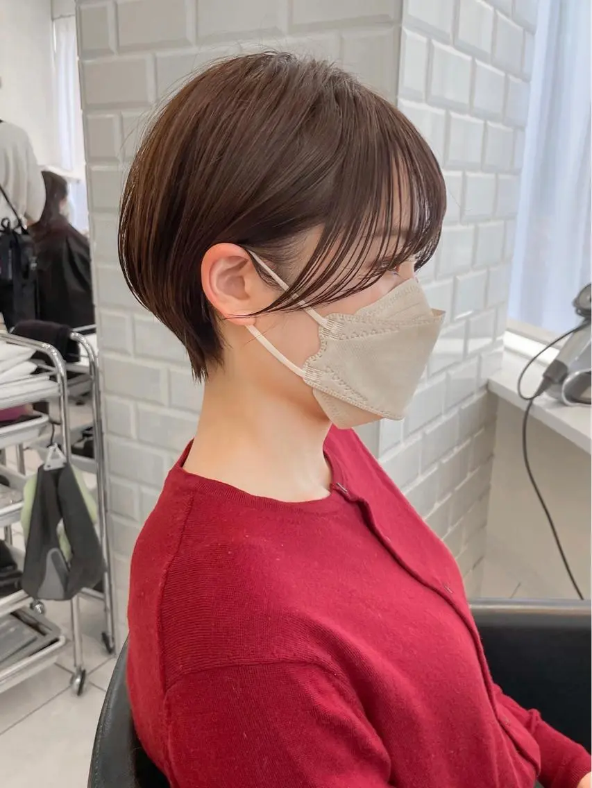 ショート クロスパーマ松永裕久 似合わせカットのヘアスタイル