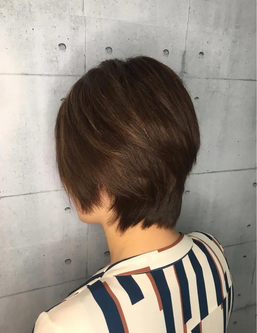 ショート カラー カット ヘアカラー 金沢 広美のヘアスタイル