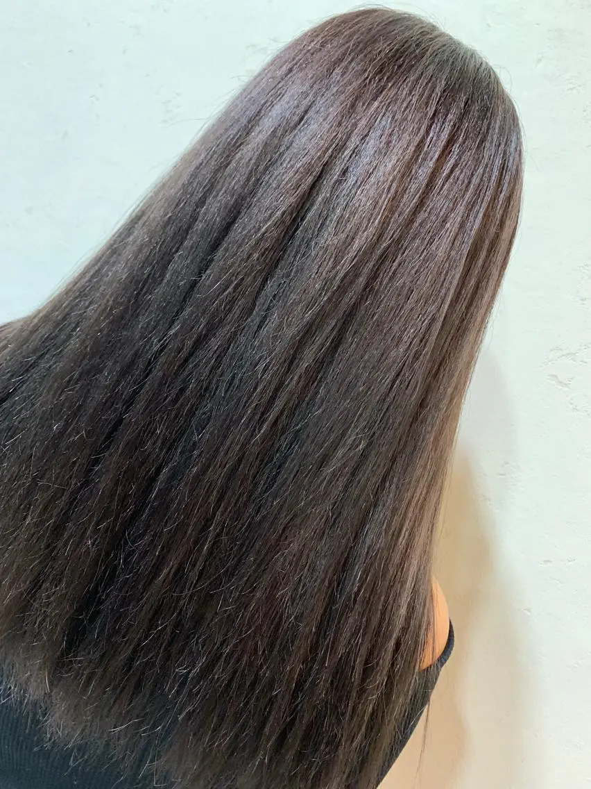 セミロング カラー ヘアカラー トリートメント 天野 開のヘアスタイル