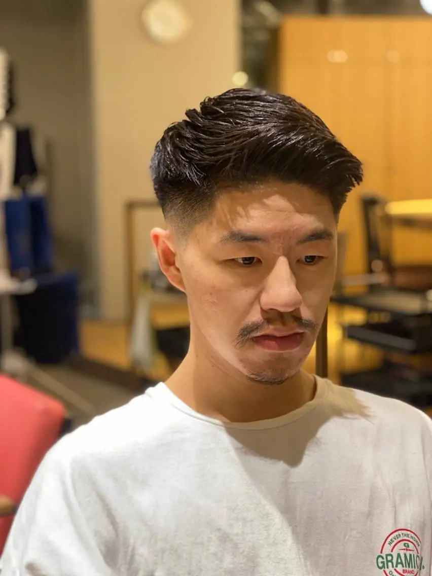 ショート メンズ 刈り上げ unopulir 景山 凌のヘアスタイル