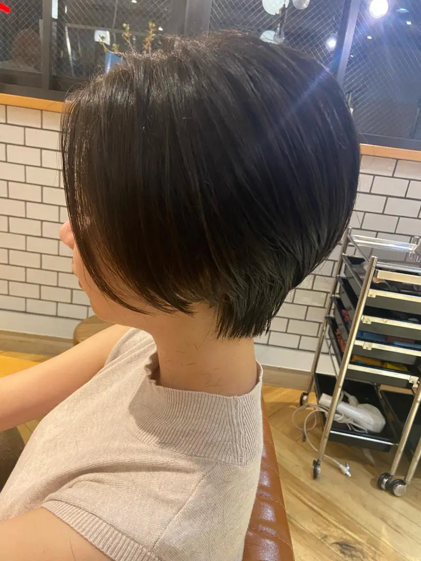 ショート ヘアアレンジ ハンサムショート ショートヘア ✨髪質改善/透明感✨ 西野 陽のヘアスタイル