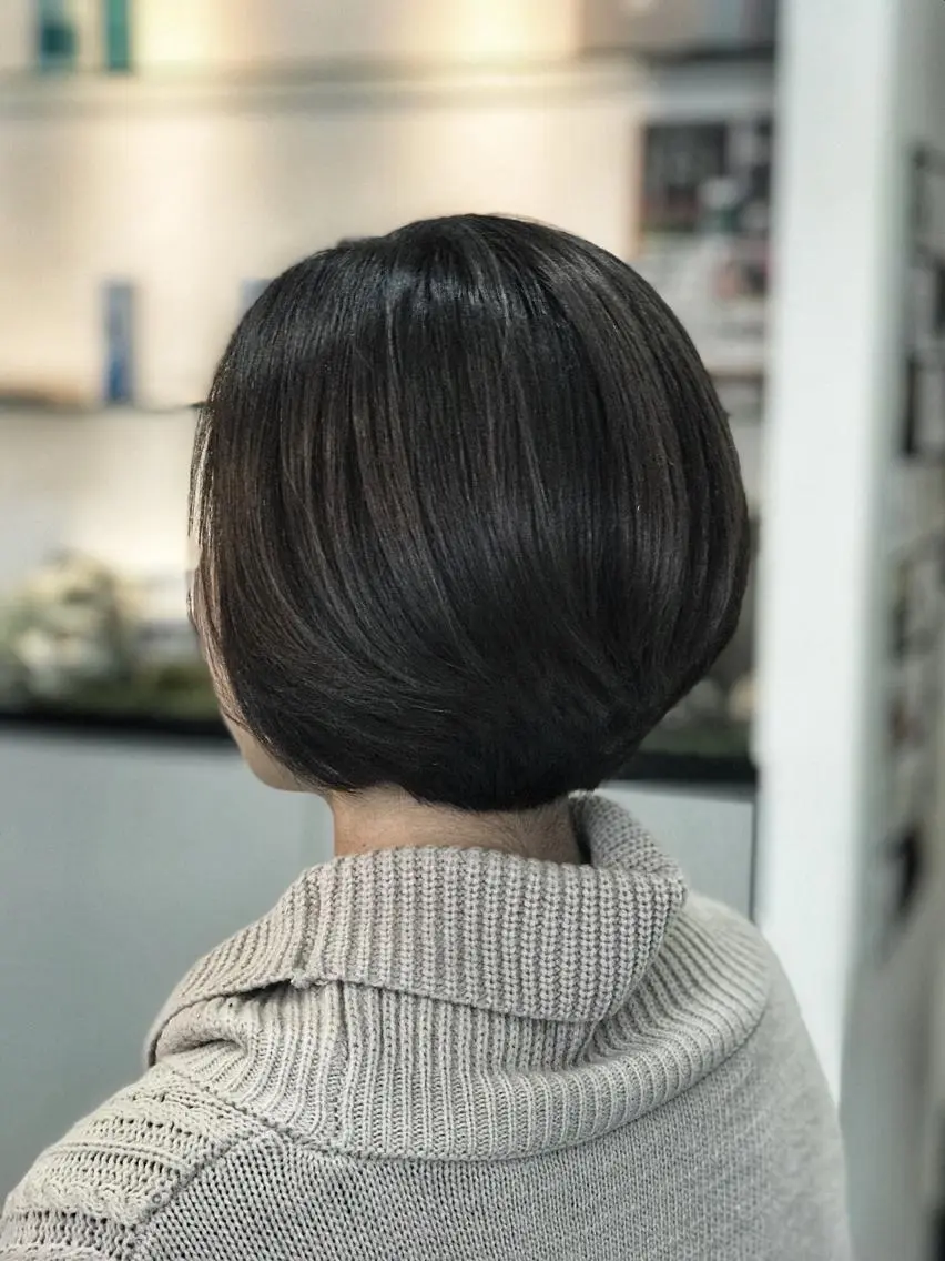 ショート ショートボブ ボブ ショートヘア ヘアカラー 國井 慎吾のヘアスタイル