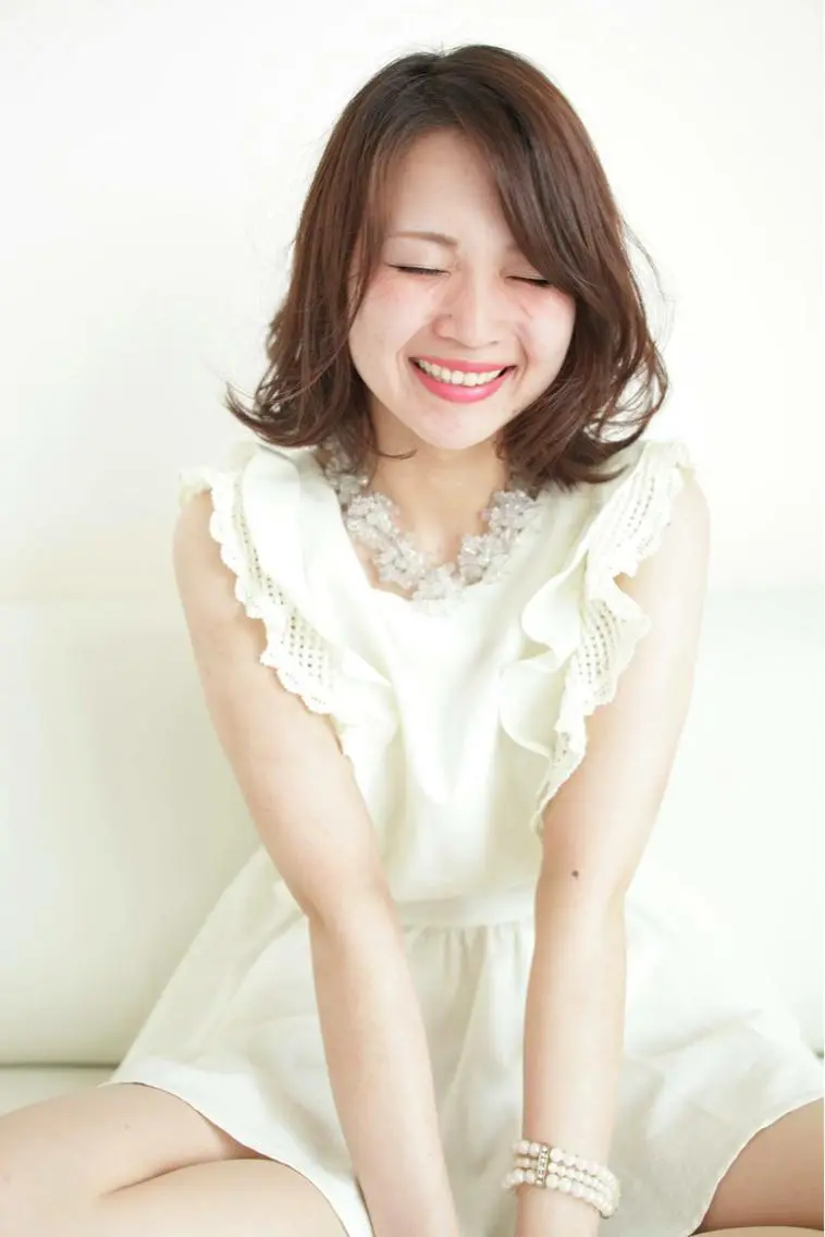 ミディアム パーマ ミディアムパーマ RI ＮＡのヘアスタイル