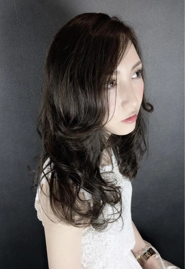 カラー パーマ カット ヘアカラー パーマ トリートメント ヘッドスパ グレージュ/髪質改善 Yamato.hのヘアスタイル