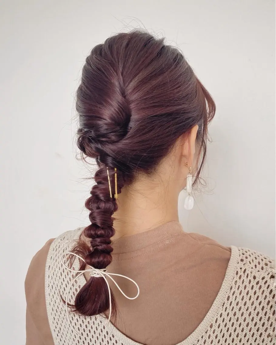 ロング ヘアアレンジ 田谷 夏生のヘアスタイル