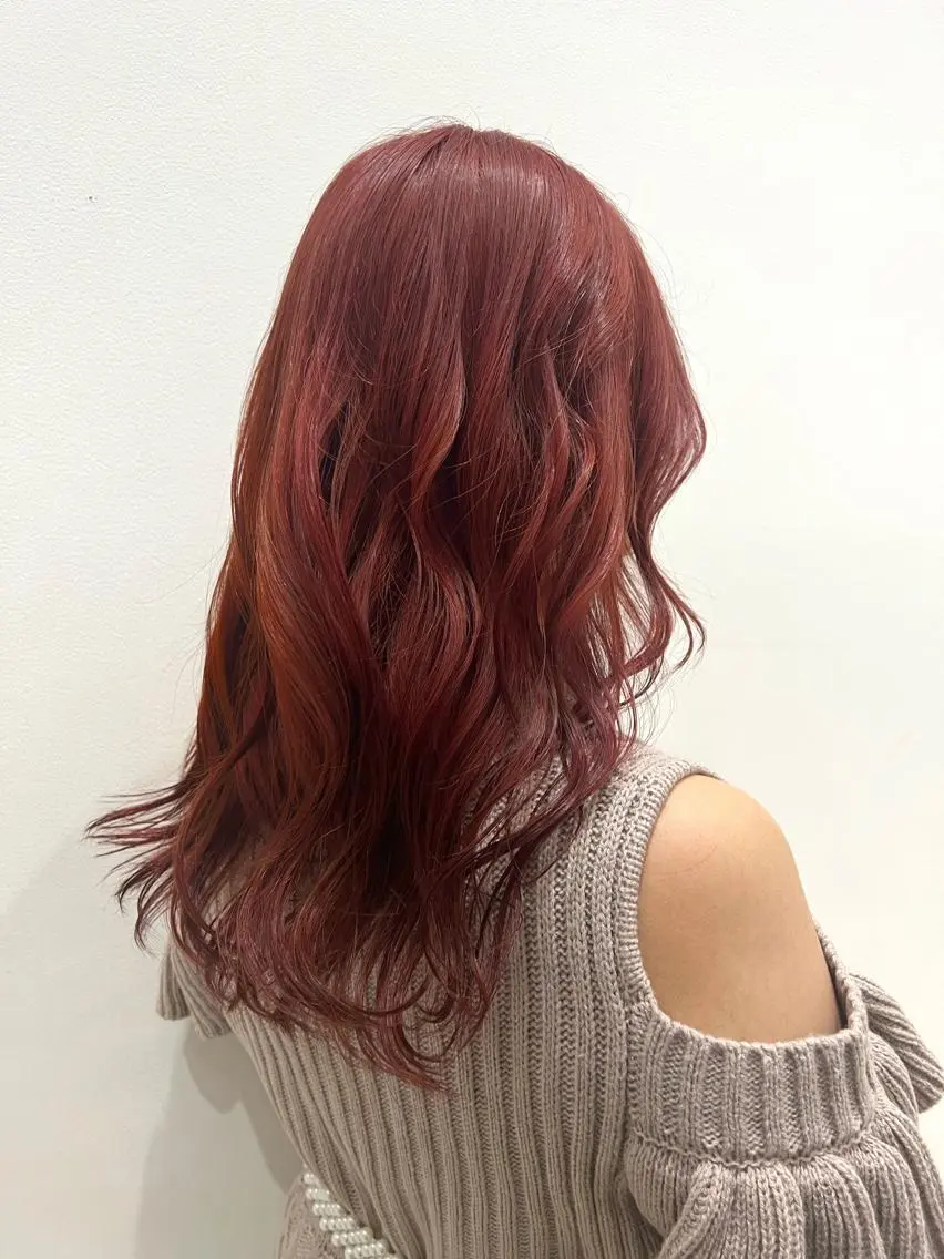 セミロング カラー パーマ ヘアアレンジ ヘアカラー トリートメント ヘッドスパ ヘアセット 🌈インナーカラー ‘ショウマ’🌈のヘアスタイル