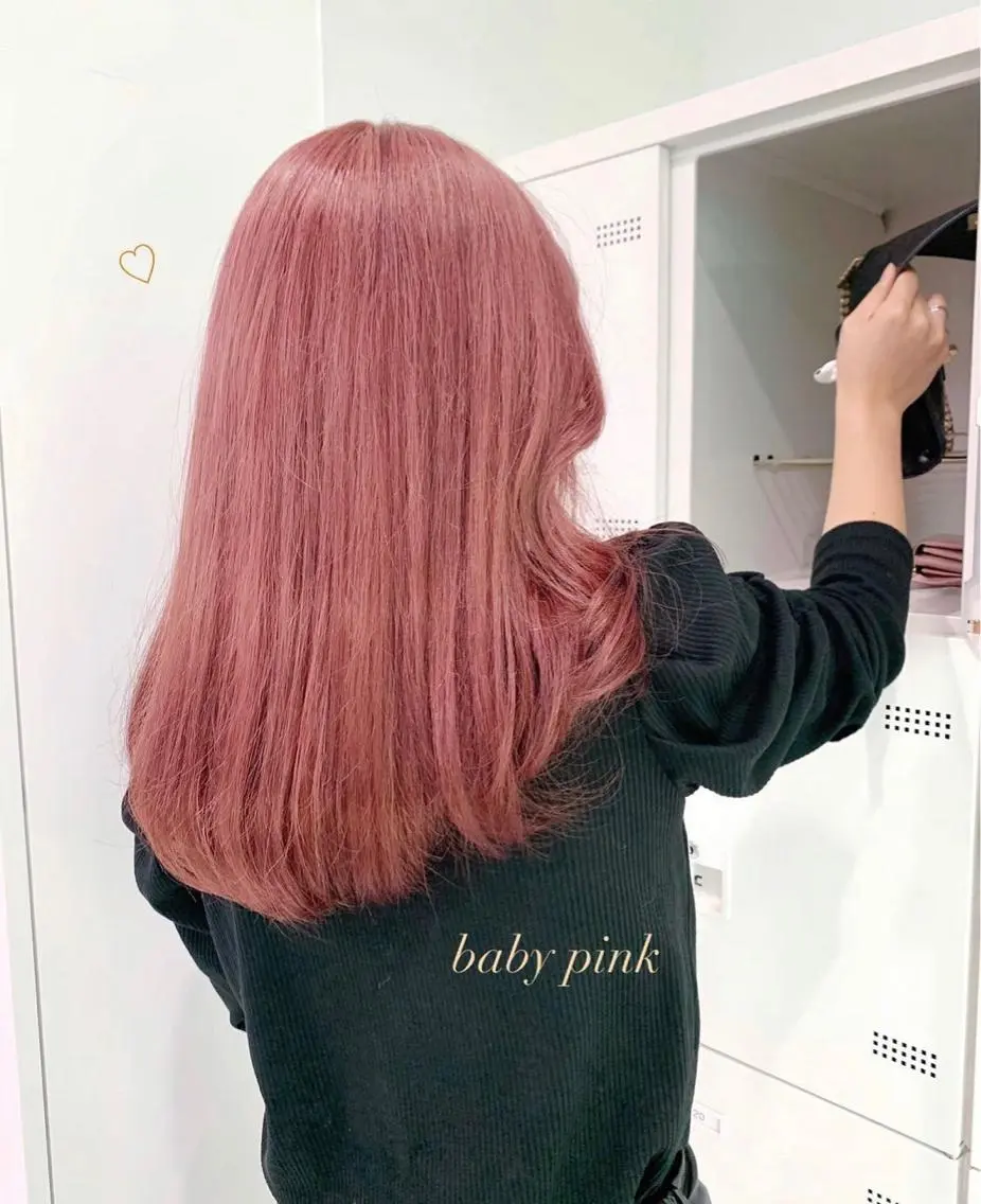 カラー ヘアカラー RIKO👼🏻💓 韓国ガーリーのヘアスタイル