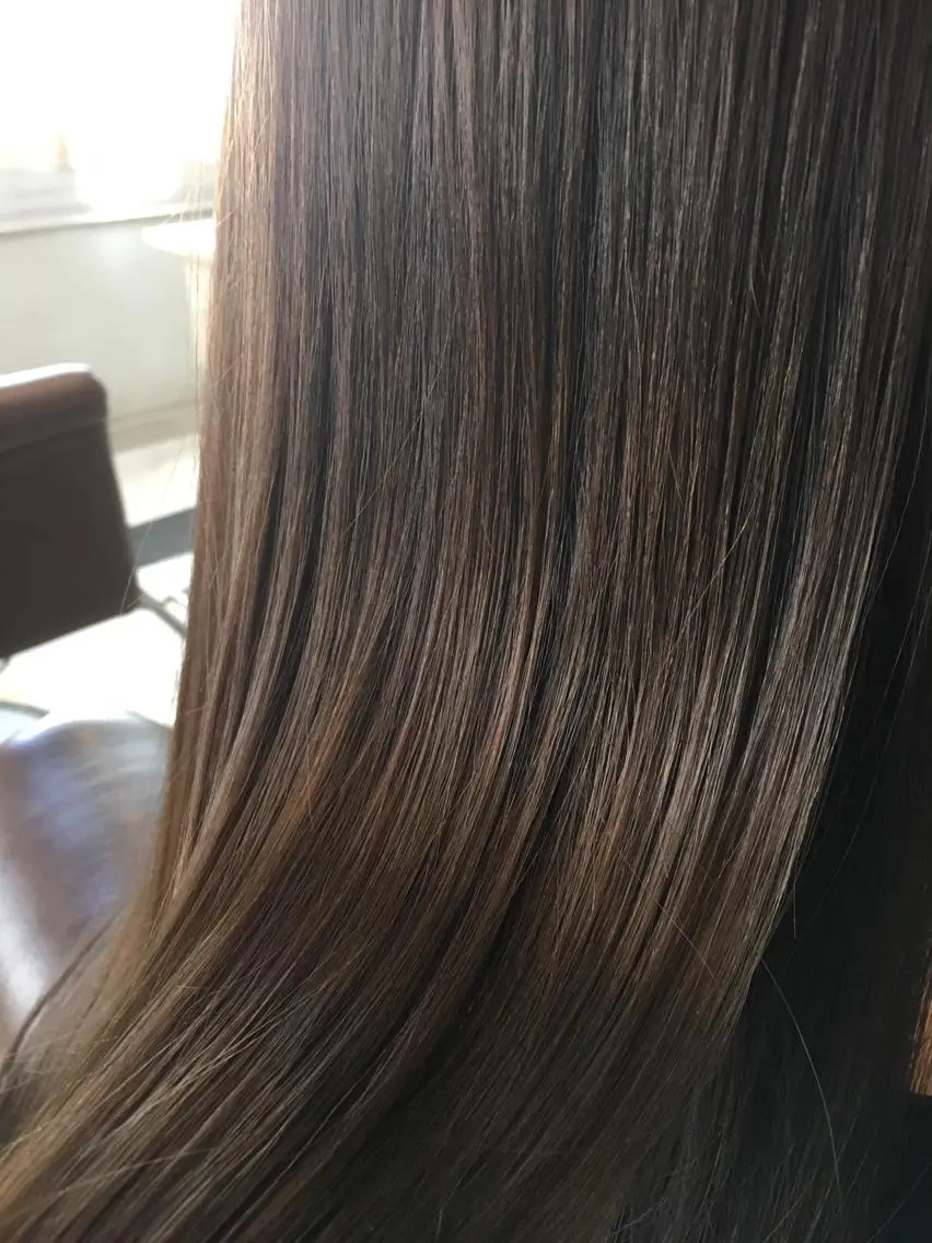 ロング 縮毛矯正&髪質改善 MAILHAIRのヘアスタイル