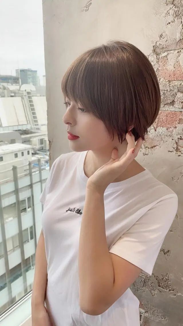 ショート 新宿　ショート・ボブ カットモデル募集のヘアスタイル