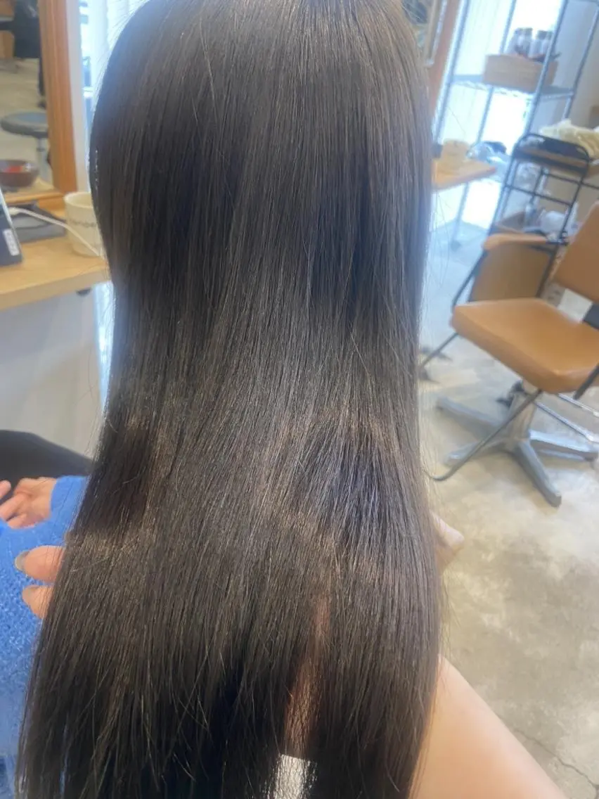 ミディアム 縮毛矯正 カノエ下松店 /maikoのヘアスタイル