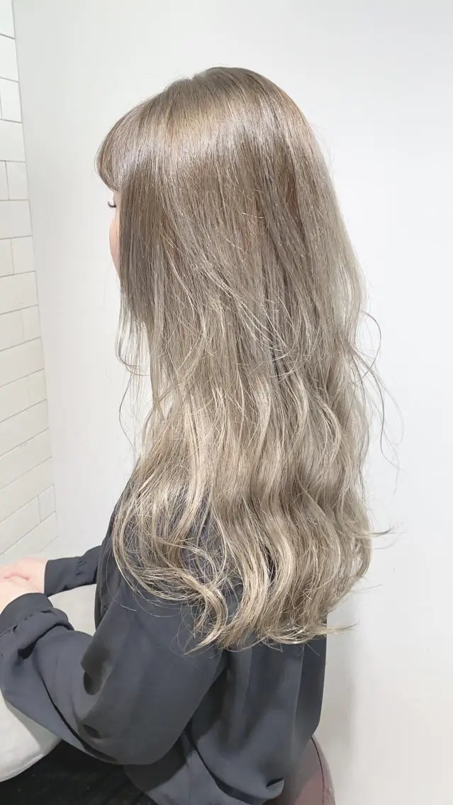 ロング ショートボブ ボブ ハイライト メンズツイスパ ショートフクヤマシンのヘアスタイル