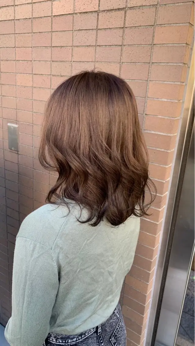 セミロング カラー 縮毛矯正・髪質改善 鈴木悠太/当日OK✨のヘアスタイル