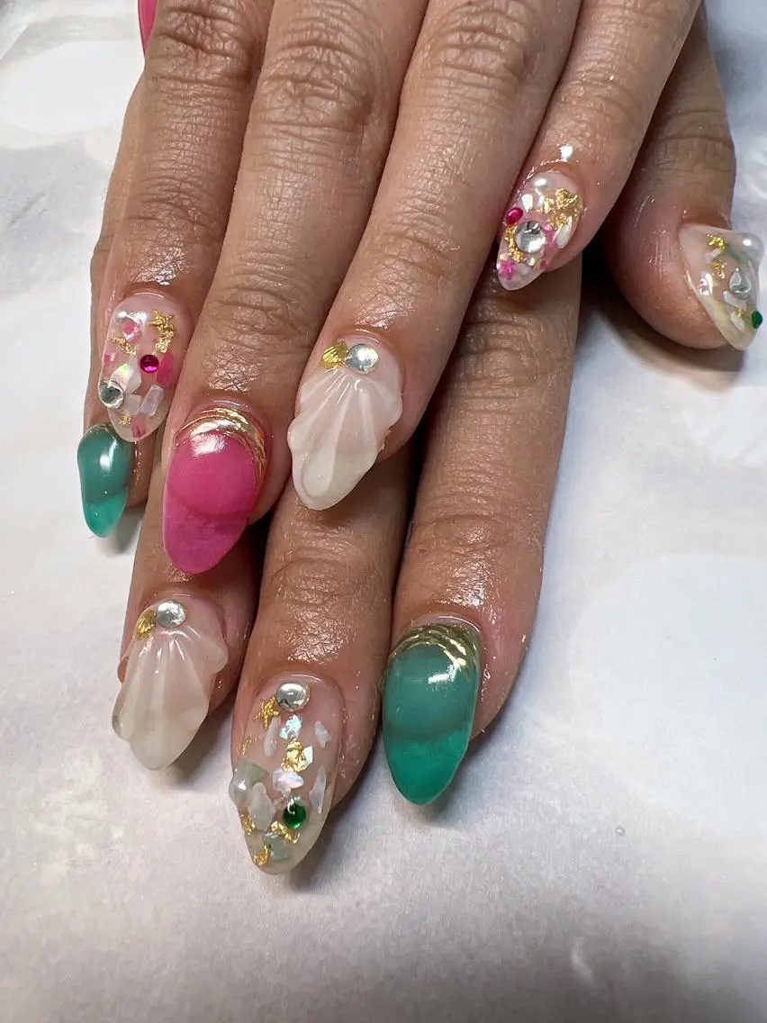 ネイル 夏ネイル coco nailのネイルデザイン