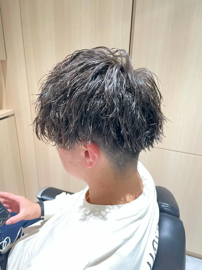 パーマ メンズ カット パーマ 💈メンズパーマ💈 ナカザワ リョウのヘアスタイル