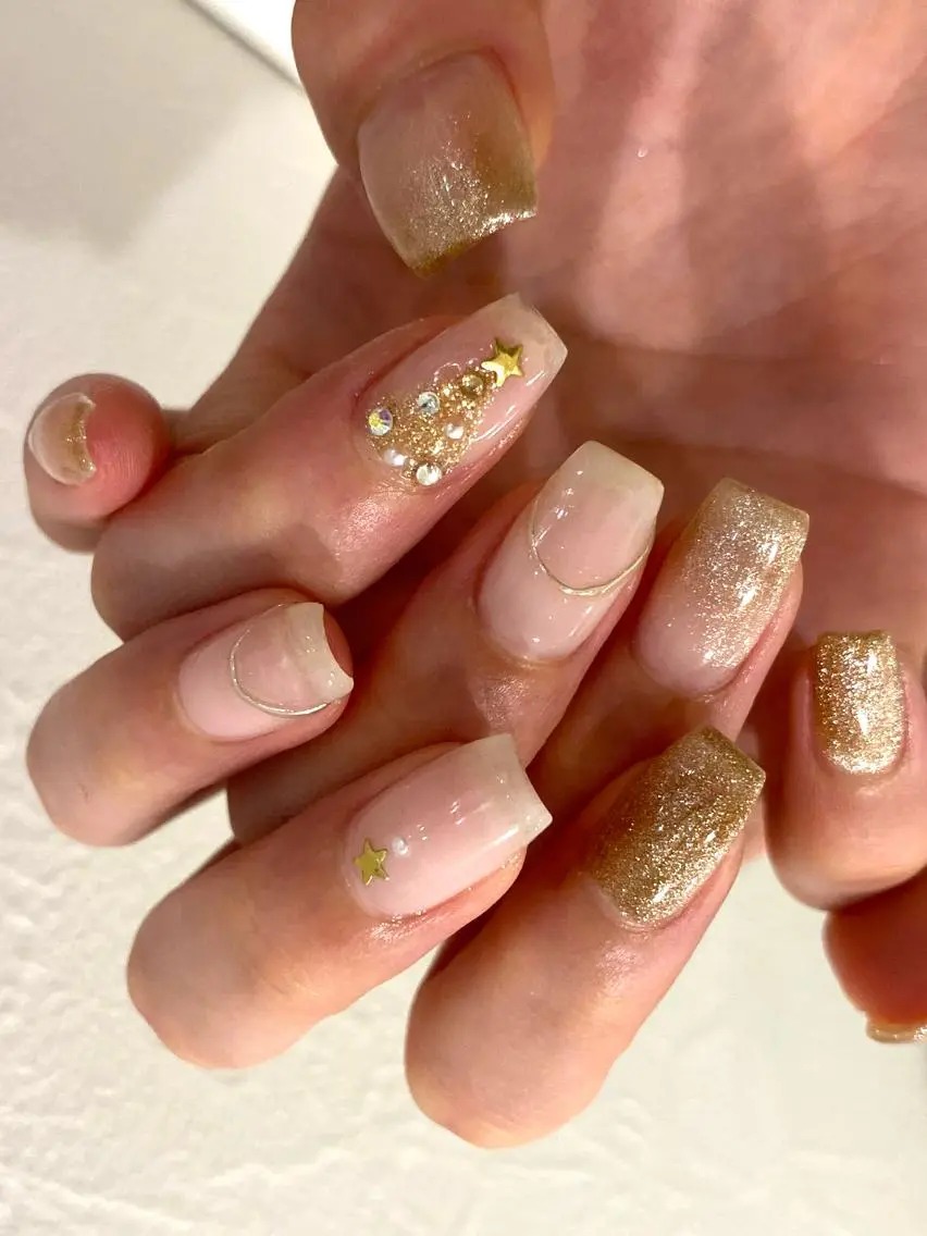 ネイル 冬ネイル クリスマス ハンドネイル Ann nailのネイルデザイン