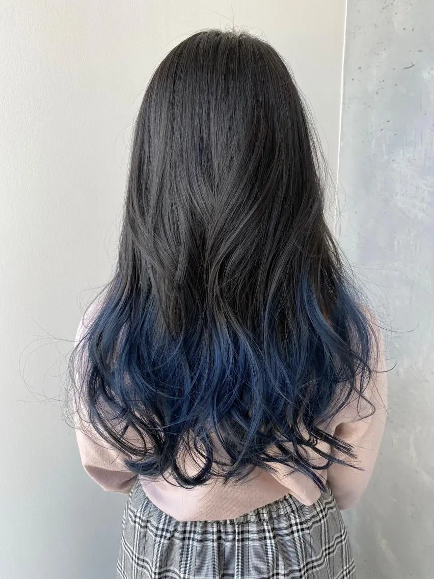 ロング カラー ヘアアレンジ ブリーチ 【艶髪×韓国風】 毛流れ職人 RYOのヘアスタイル
