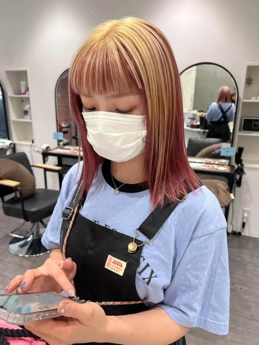 セミロング ヘアカラー トリートメント トップスタイリスト/ アユミのヘアスタイル