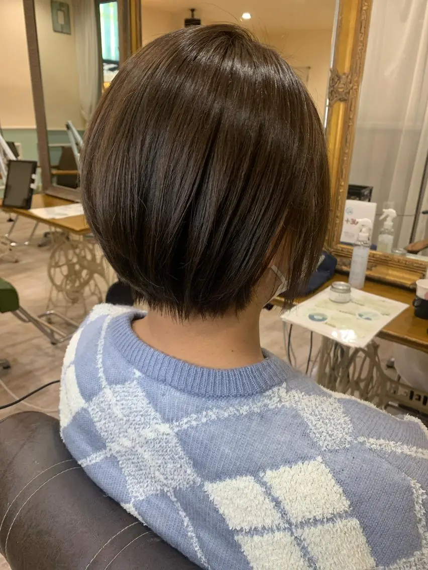 ショート ショートボブ ボブ 髪質改善 ショートヘア ナツミ🌼新越谷/ 骨格修正/艶髪のヘアスタイル