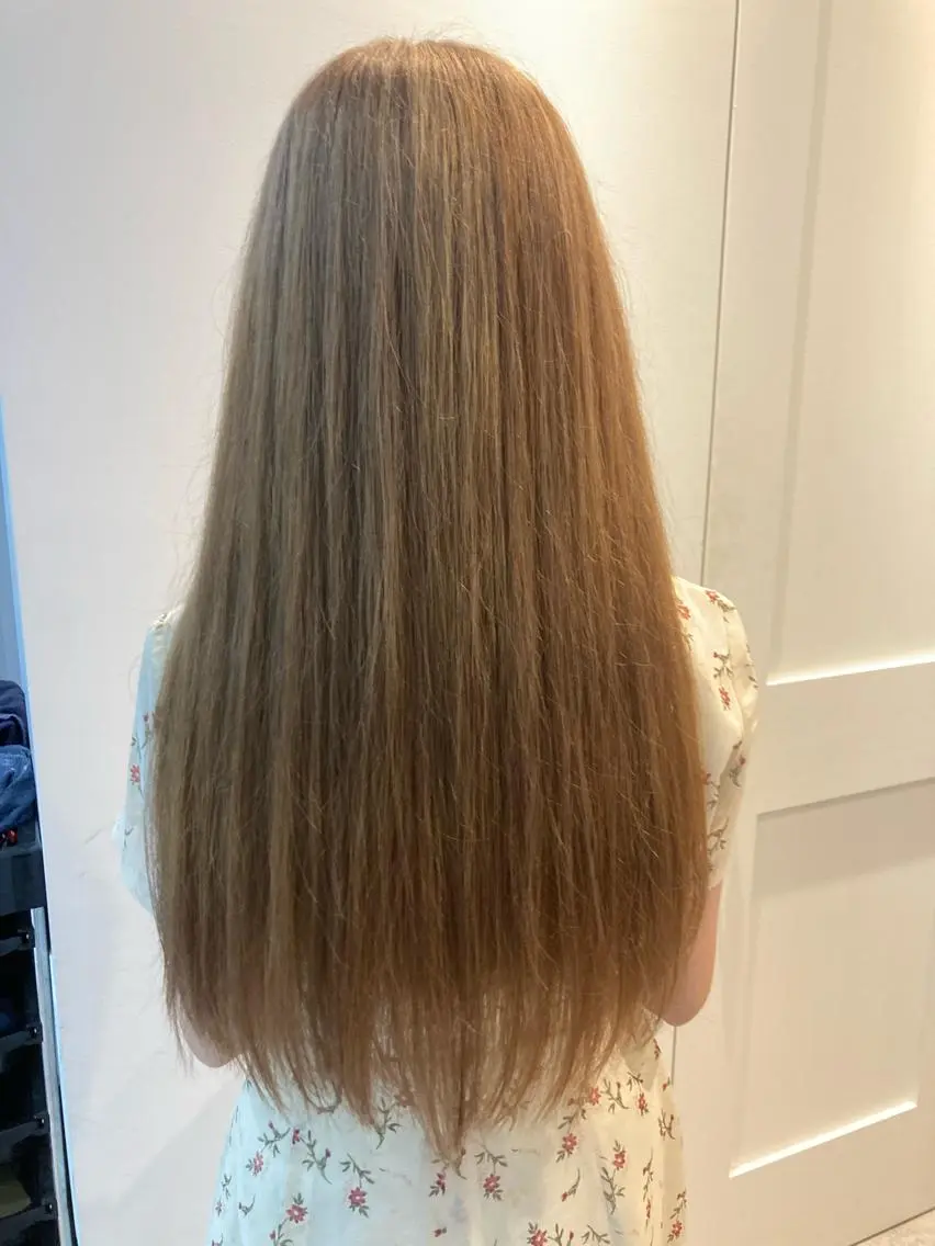 カラー ベージュカラー ミルクティーベージュ 渡邉 燎のヘアスタイル