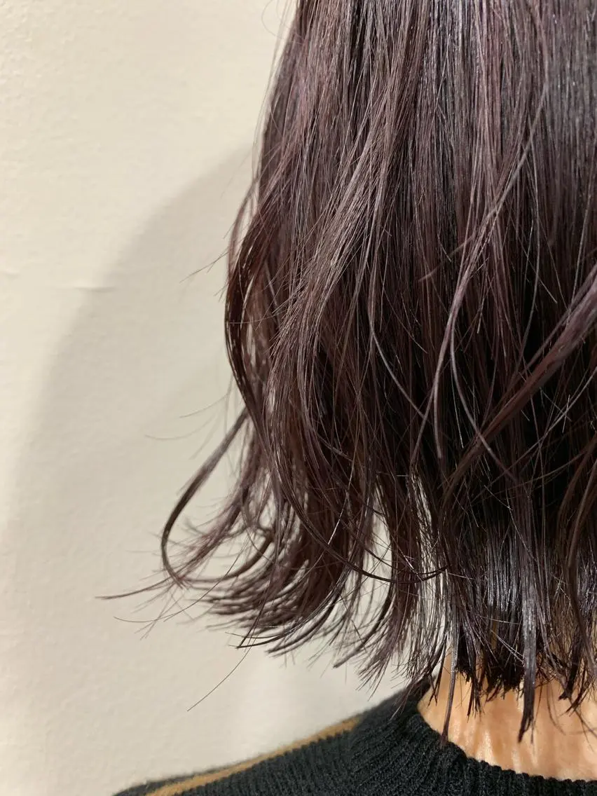 ミディアム カラー ヘアアレンジ カット ヘアカラー トリートメント 山崎 澪 レイヤーカット/大宮のヘアスタイル