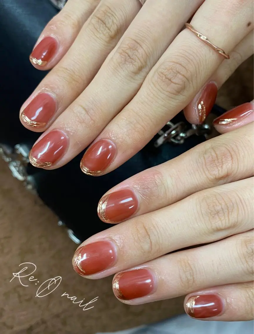 ネイル アートネイル ミラーネイル ハンドネイル Re:Ø nail 🩵TSUJIのネイルデザイン