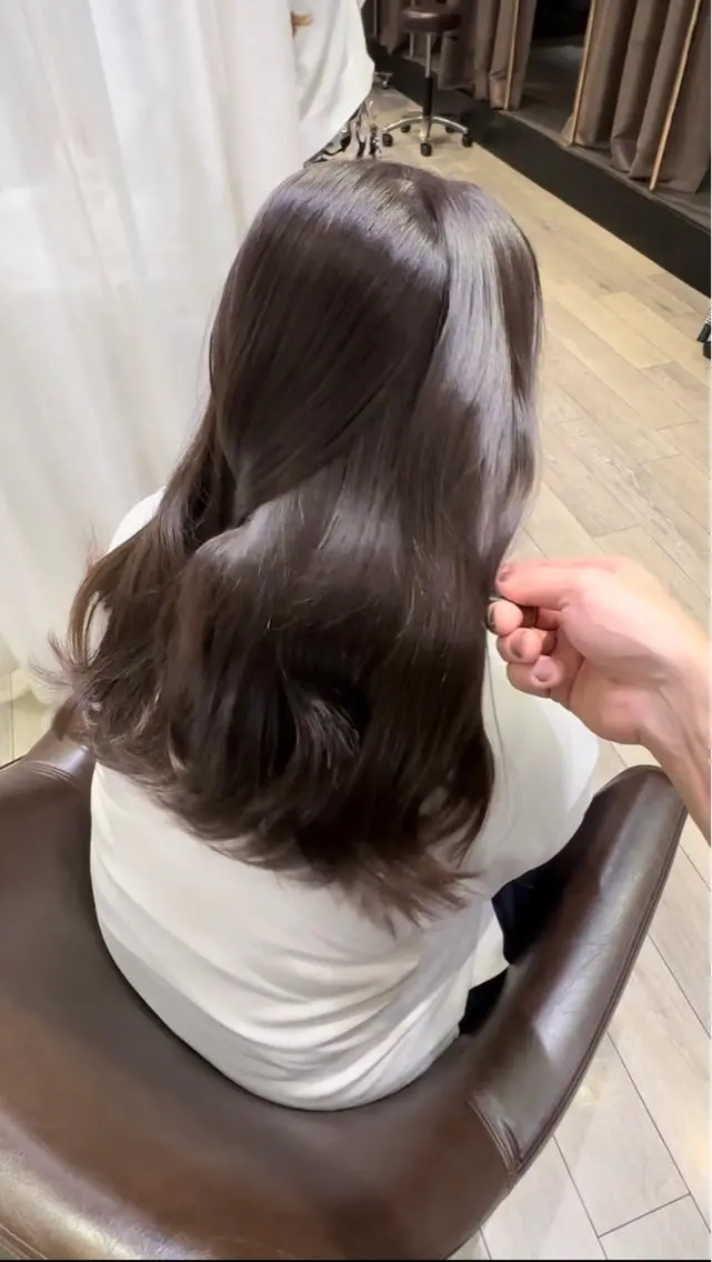 セミロング カット ヘアカラー ✨髪質改善特化✨ Grand Linkのヘアスタイル