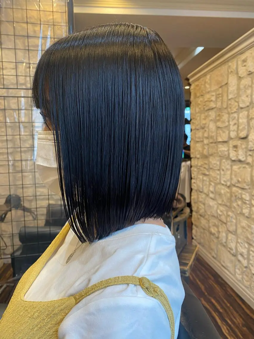 ミディアム ボブ ブリーチカラー⸜♡⸝ クルミ🐍のヘアスタイル