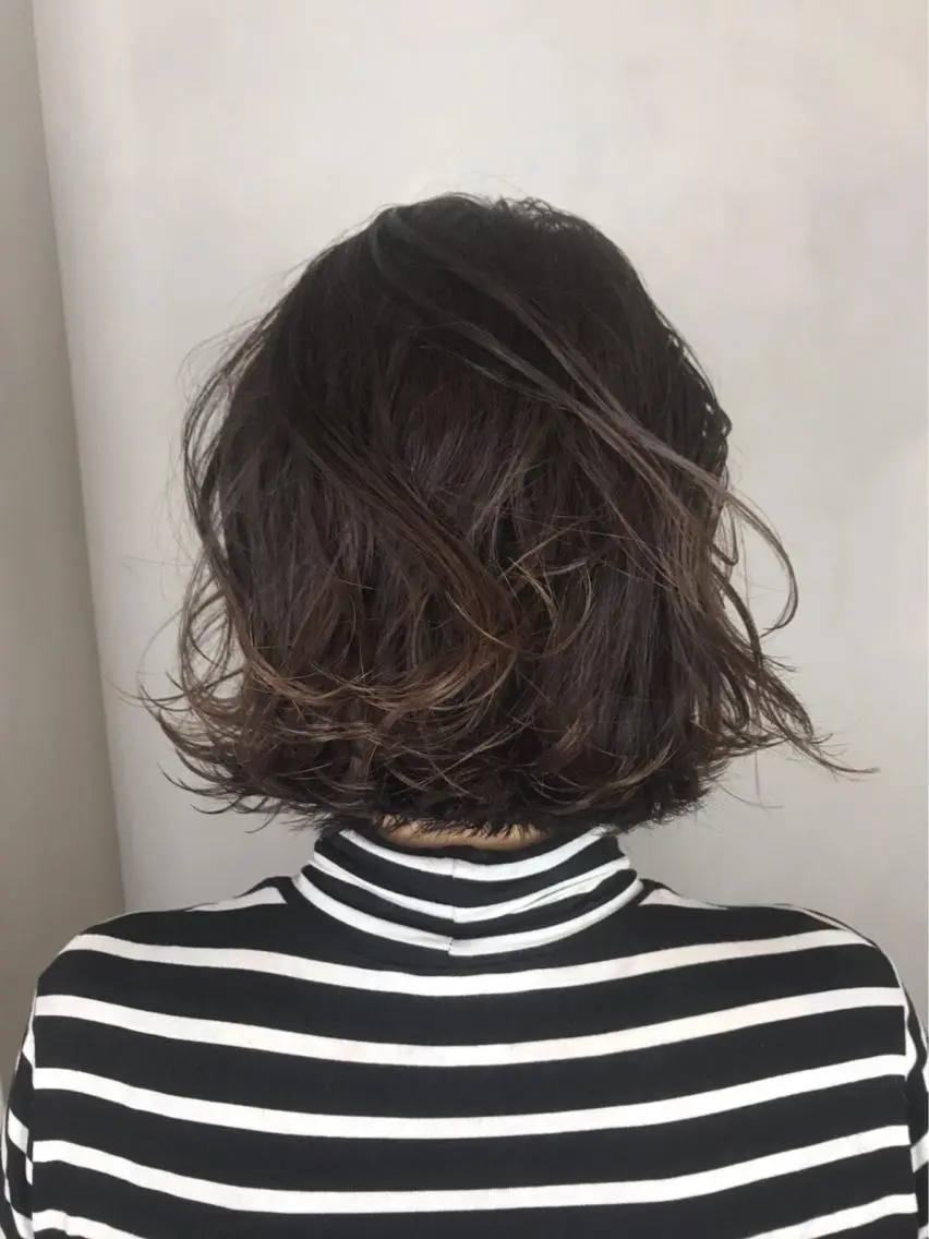 ショート カラー パーマ BROCANTE立川 karasawa.nのヘアスタイル
