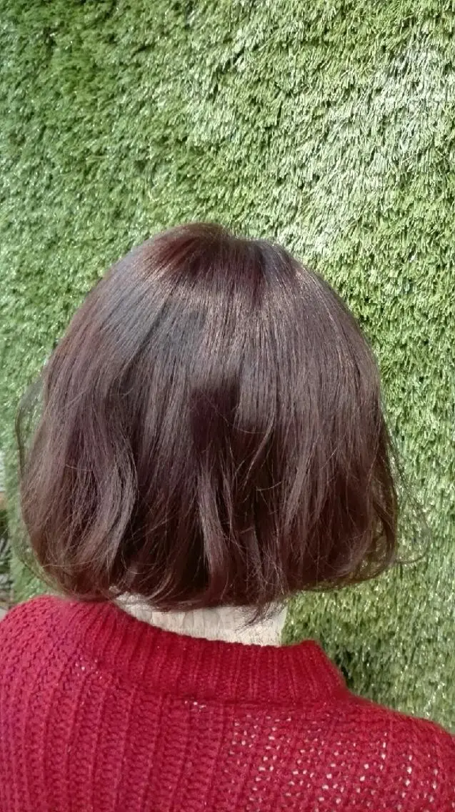 ミディアム カラー パーマ ヘアアレンジ メンズ キッズ ネイル マツエク・マツパ アッシュ 透明感カラー ラベンダーカラー ラベンダーアッシュ ピンクカラー カット ヘアカラー トリートメント MEGUMI megumiのヘアスタイル