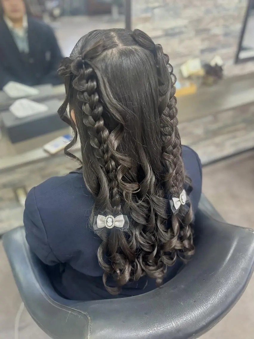 ヘアアレンジ ヘアセット ✨🌠ヘアセット✨ 🌠BIZEのヘアスタイル