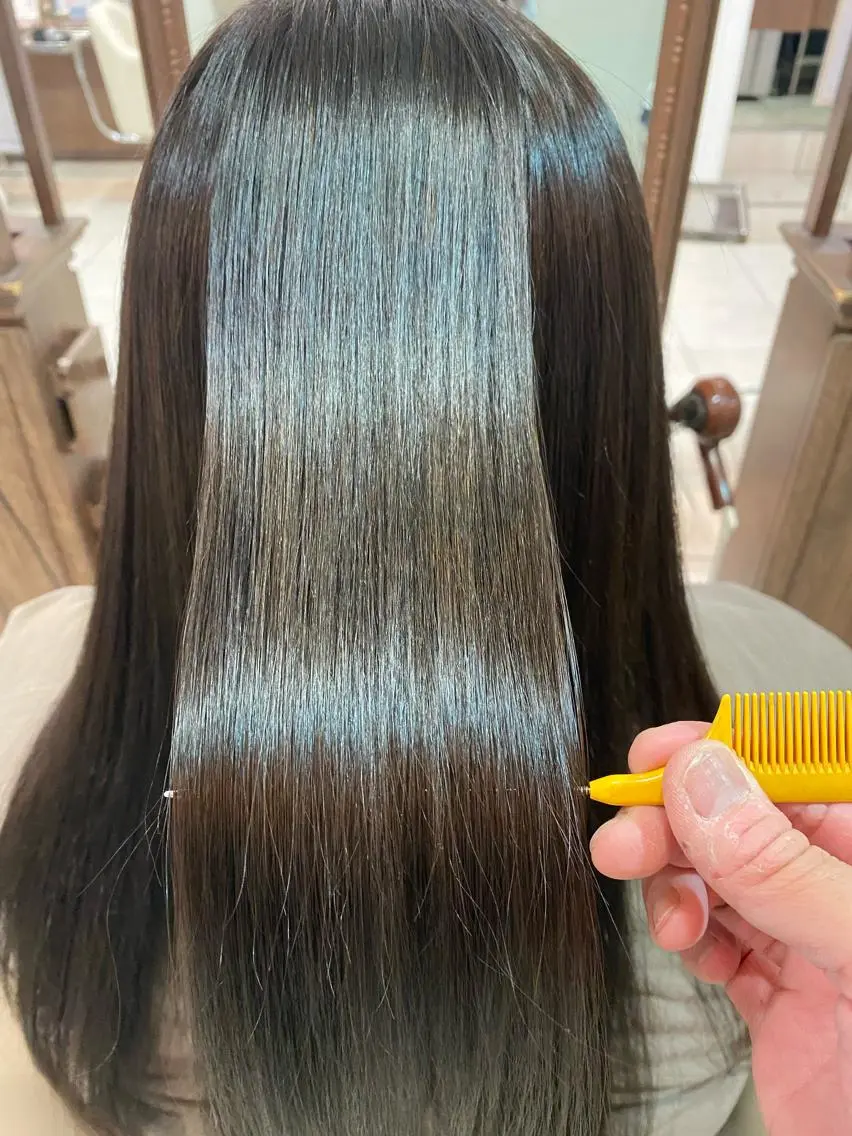 ロング 酸性ストレート 《大人気髪質改善》 プログレス国分寺店のヘアスタイル