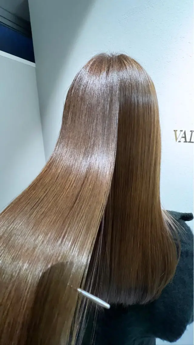 ロング ヘアカラー トリートメント ❣️韓国/髪質改善 🫧yamato👑のヘアスタイル