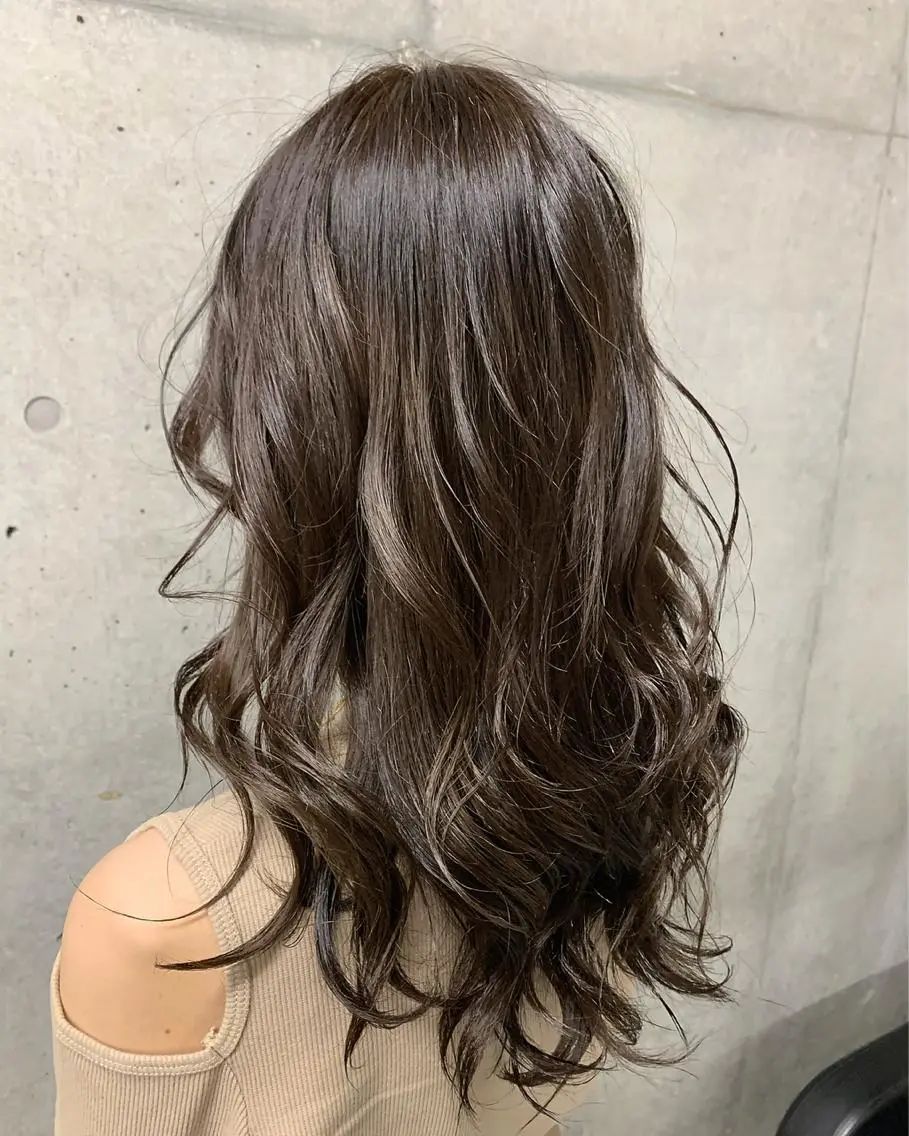 ロング カラー ヘアアレンジ 【公式】amble luxe池袋東口🩷のヘアスタイル