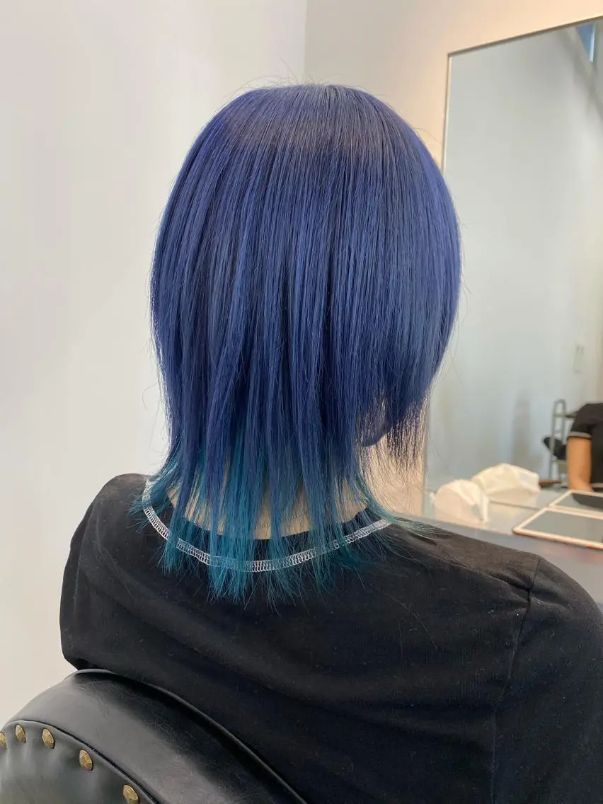 ミディアム カラー Sugahara Shunkiのヘアスタイル
