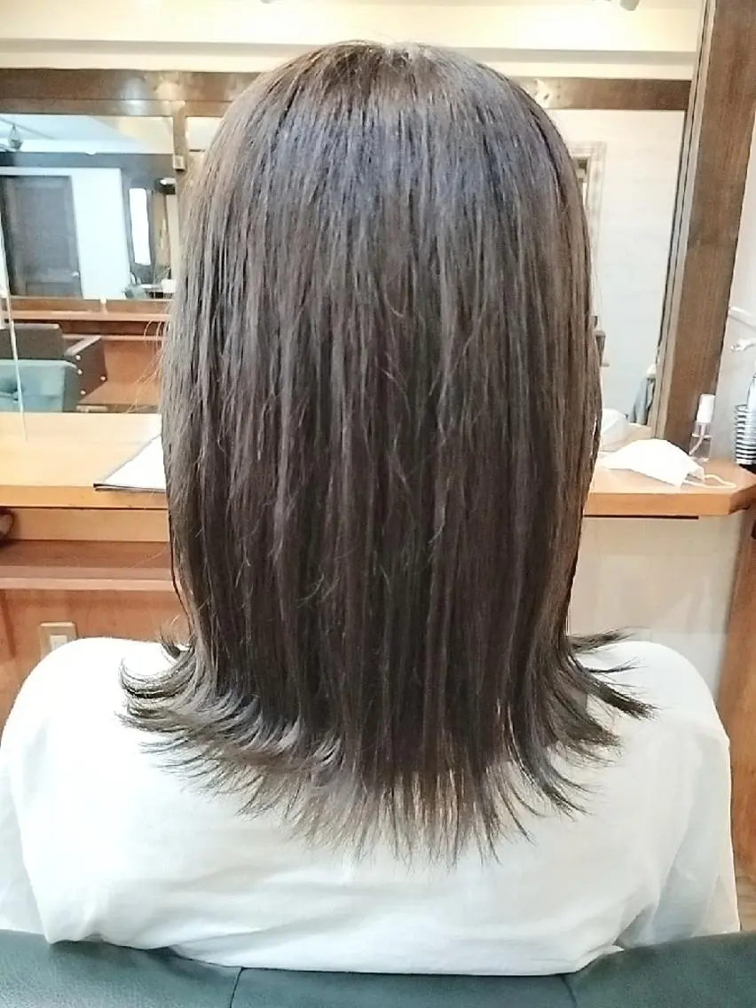 ミディアム カラー 【名古屋】モデル募集 arisaのヘアスタイル