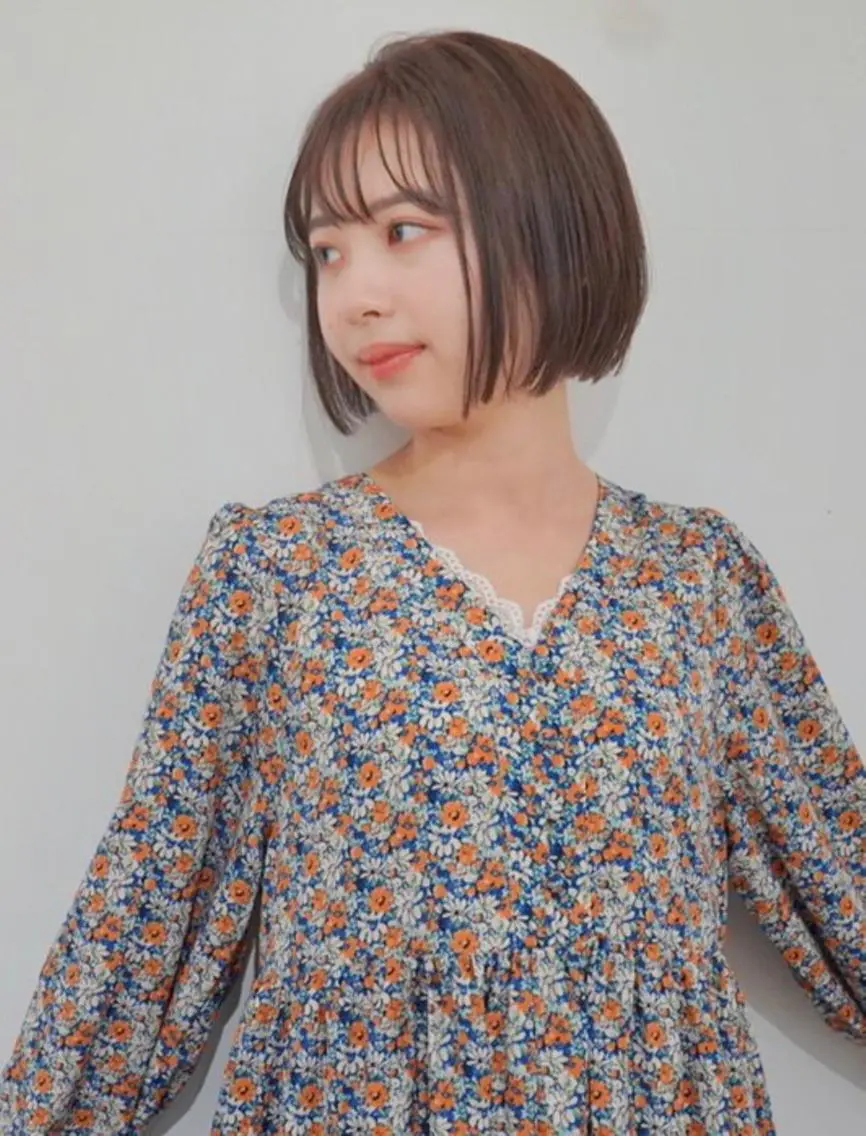 ショート カット ヘアカラー トリートメント ヘッドスパ diarスタイリスト 山田のヘアスタイル