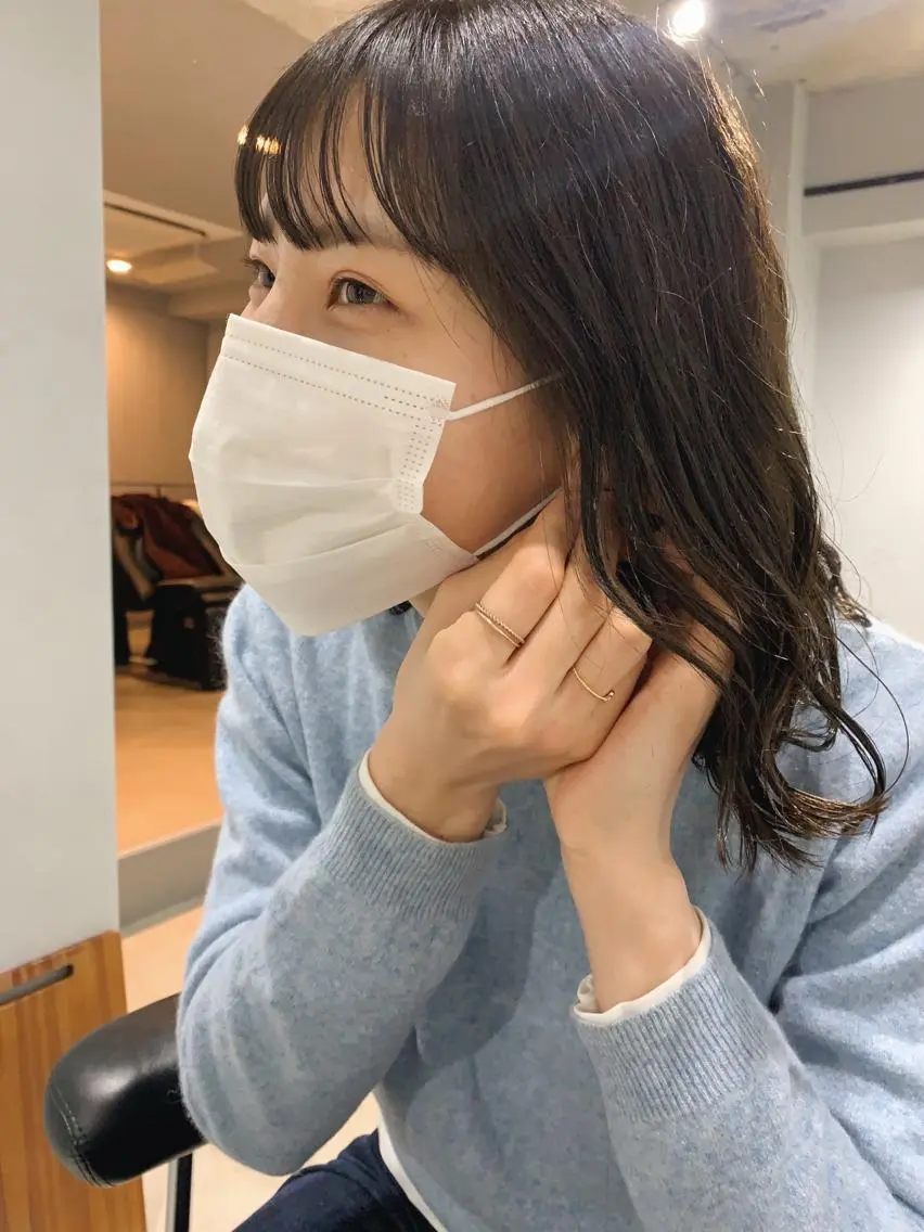 カラー パーマ ボブパーマコテ巻き風 パーマNo1深江秀平のヘアスタイル