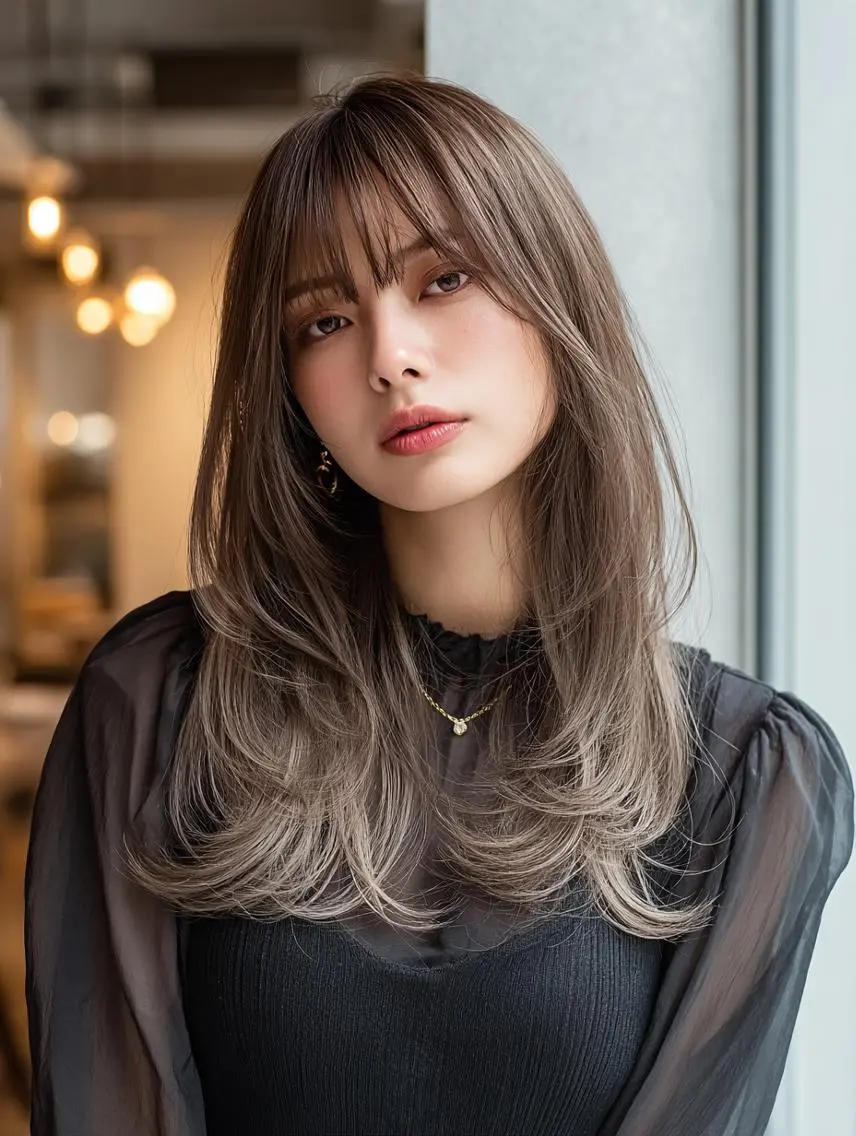 セミロング 艶髪診断で絶対綺麗✨ お悩み解決✨京谷宥✨のヘアスタイル