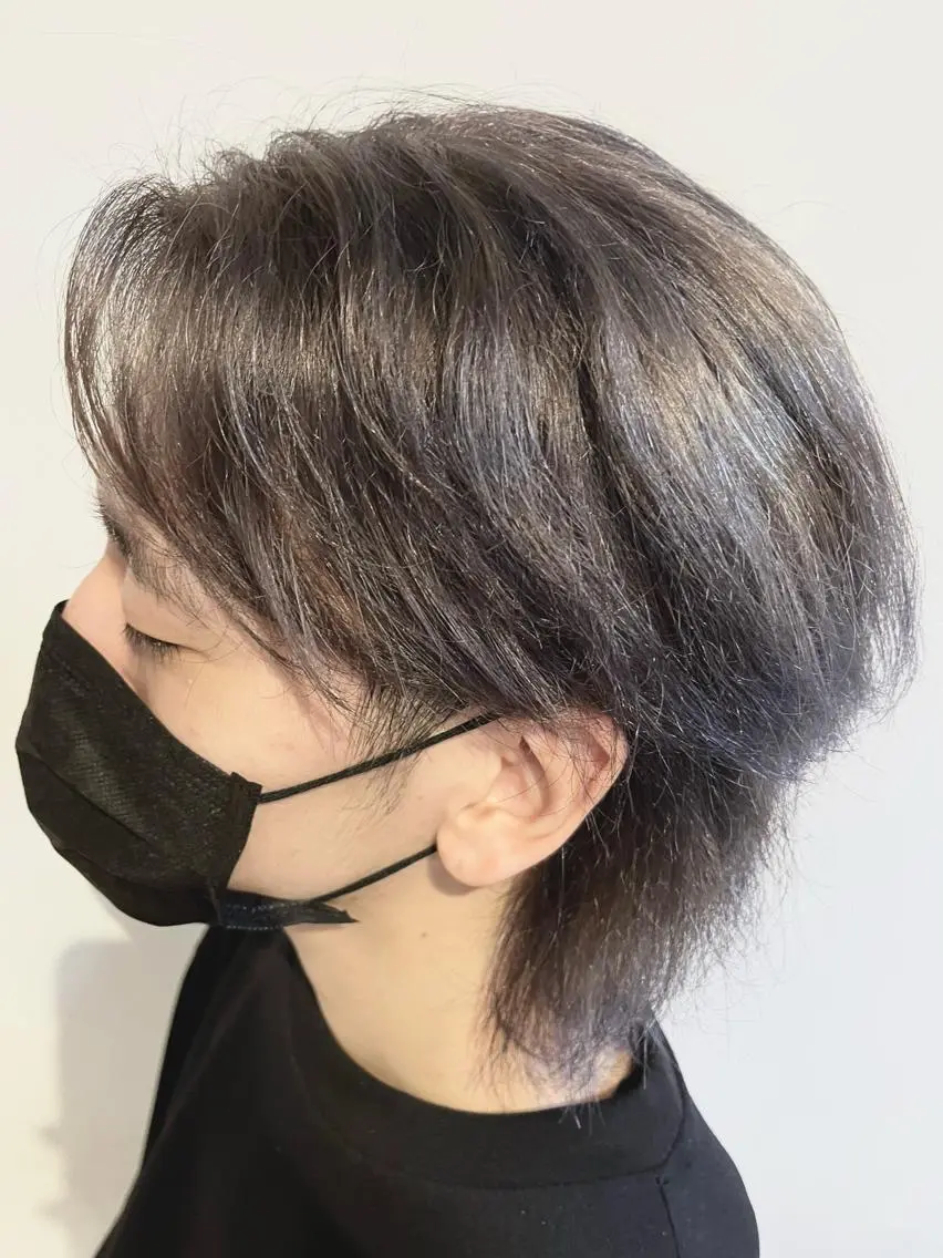カラー グレージュ 松下 詩恵里のヘアスタイル