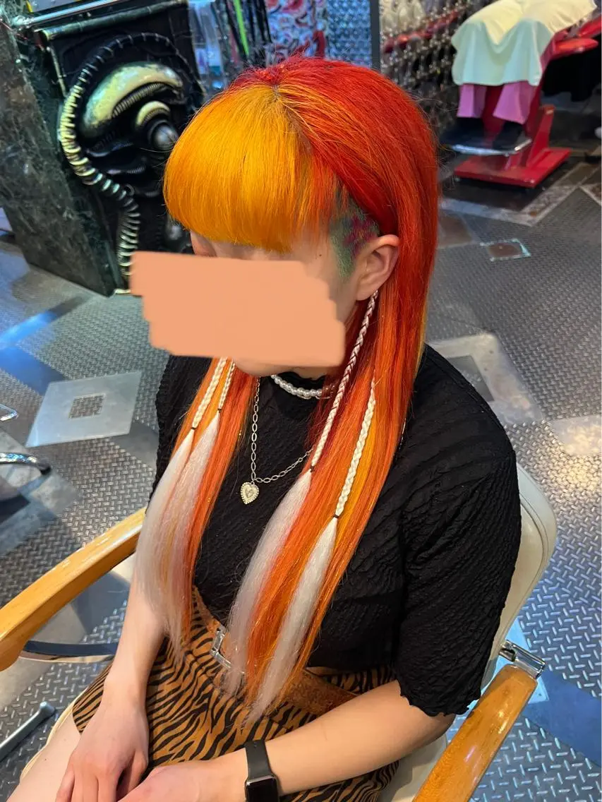 ロング カラー ヘアアレンジ KOYA ｺﾔのヘアスタイル