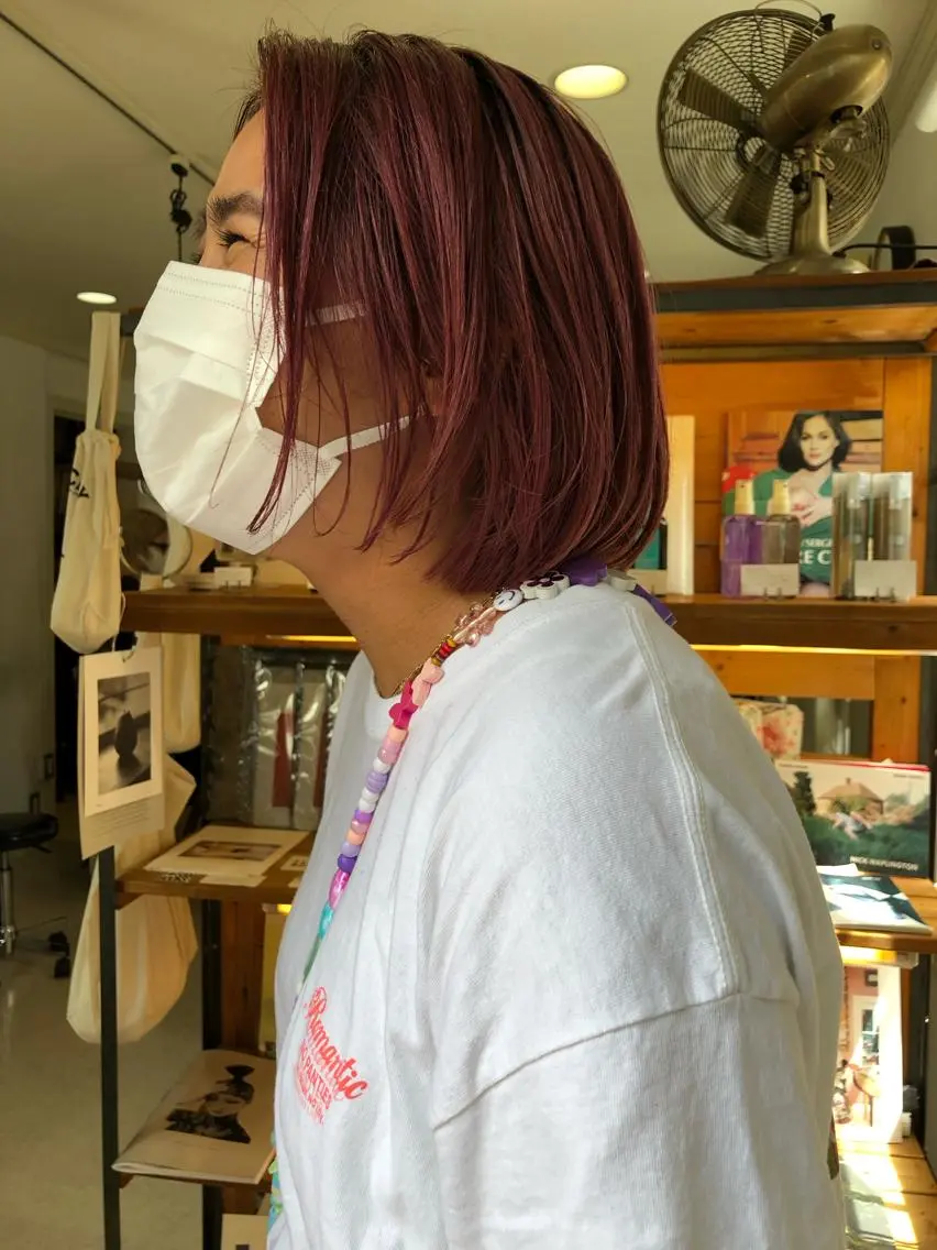 ショート カラー eri kinjoのヘアスタイル