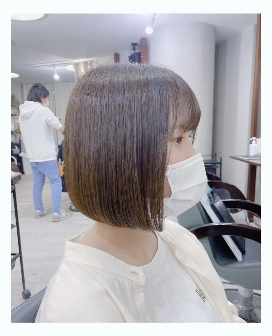 ショート カラー ボブ ＊横浜駅＊ 金子 誠也のヘアスタイル