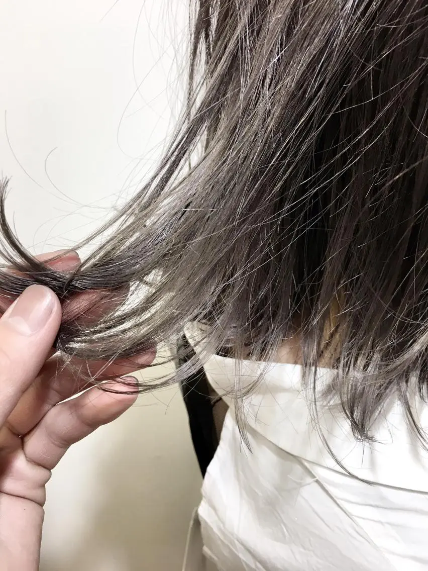 ミディアム カラー ダブルカラー 外国人風カラー 海外風レイヤーカット 👑店長 平松 由のヘアスタイル