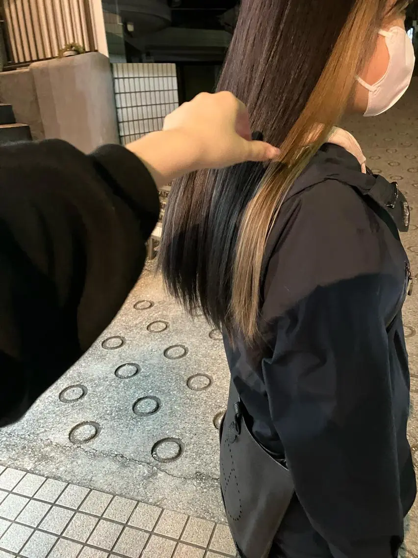 カラー イヤリングカラー ヘアカラー トリートメント ヘッドスパ 🎀透明感カラー🎀 Yurinoのヘアスタイル
