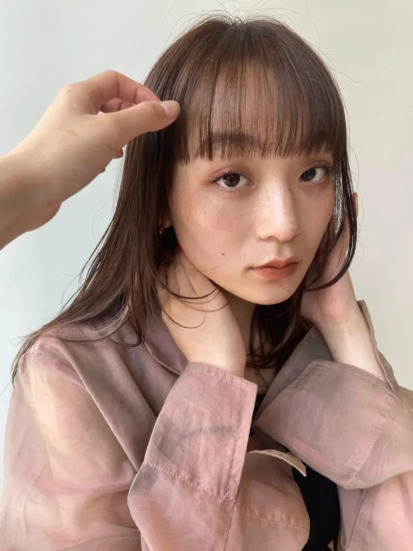カラー カット ヘアカラー トリートメント shiori/暖色/ レイヤー/似合わせのヘアスタイル