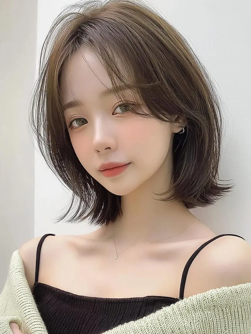 ショート カット ヘアカラー トリートメント 肥後 有紗のヘアスタイル